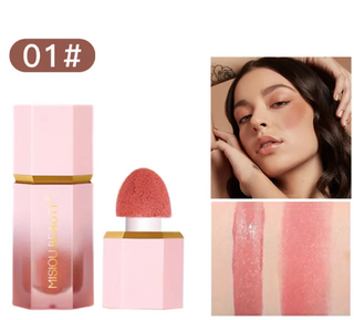 Rosig naturlig glow-makeup